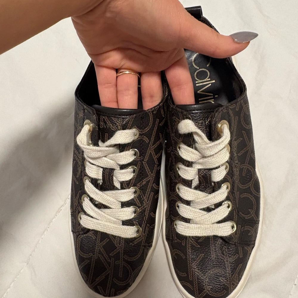 Calvin Klein Michaela brown sneakers